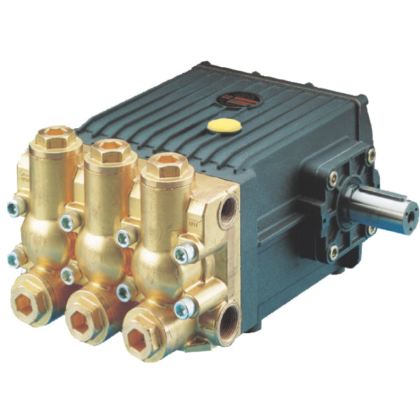 General Pump 69 Series Car Wash Right Solid Shaft Triplex Plunger Pump - 12.0 GPM, 1000 PSI Part Number CW1012
