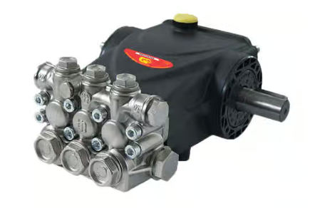 General Pump Emperor EPHT Series Triplex Plunger Pump - 3.4 GPM, 2465 PSI, 1450 RPM, Hi-Temp Seals Part Number EPHT1813S