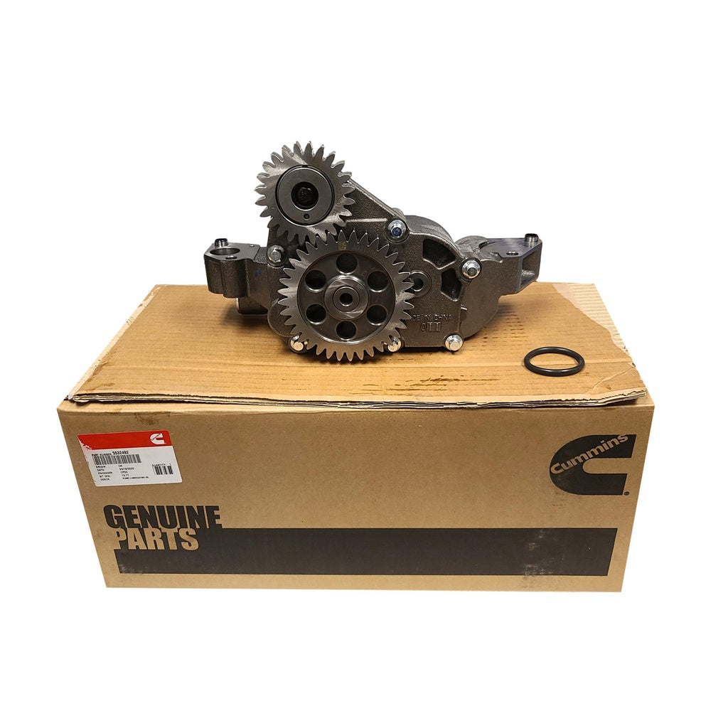 NEW OEM CUMMINS ISX OIL PUMP, LUBRICATING 5680039RX+O-RING 3678756*(NO CORE)*
