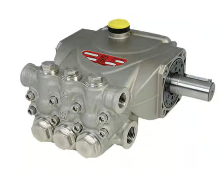 General Pump Solid Shaft ET Series Triplex Plunger Pump - 4.0 GPM, 2,175 PSI, 1750 RPM Part Number ET1812S17SS