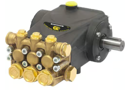 General Pump Solid Shaft Plunger Pump, 4.2 GPM, 2900 PSI, 1750 RPM, Left Shaft Part Number EP1813S17L