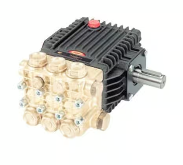 General Pump Series 63 Triplex Plunger Pump, 2.6 GPM, 2200 PSI, 1750 RPM, Right Shaft Part Number TX1512S17