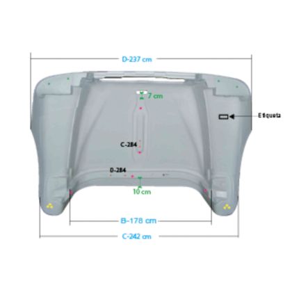 HOOD 65.5"