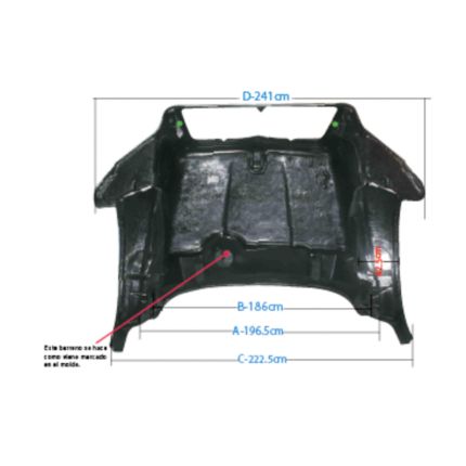 HOOD, 55"