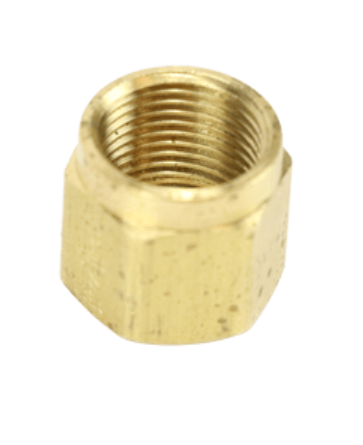 BR NUT FOR COMP FTNG 1/4 Q25