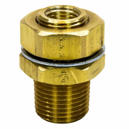 BRASS MALE CLMPNG STUD QTY.2