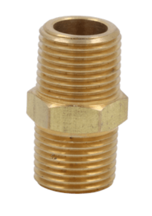 BR PIPE M STD HEX NIPPLE 1/8