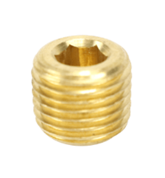 BR HX CNTRSNK PIPE PLG 1/4 Q10