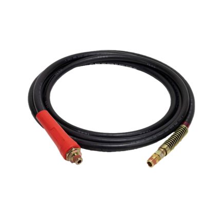 BLACK HOSE W/EMER.RED GRIP 15'