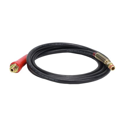 BLACK HOSE W/EMER.RED GRIP 12'