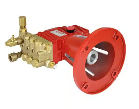 Giant Pumps Pump - 4.7 GPM, 2500 PSI, Right Shaft, 184 TC Flange, 1 1/8 In. Aluminum Coupler, Unloader/Injector/Thermal Relief Part Number P220RE2FU3T
