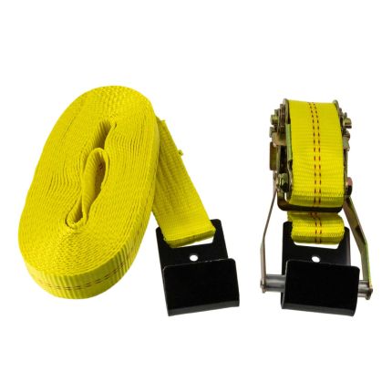 2"X30' FLAT HOOK RATCHET STRAP