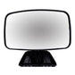 MIRROR, LOOKDOWN BLK W/O