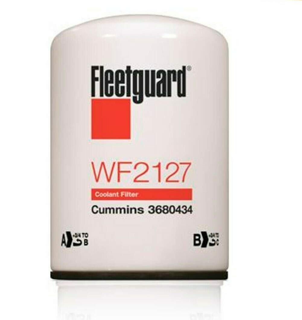 Fleetguard WF2127 Coolant Filter For Cummins ISX Engines, Replaces Cummins 3680434