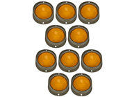 AMBER LENS QUANTITY PACK 10 EA