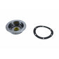 ALUMINUM HUBCAP W/GASKET