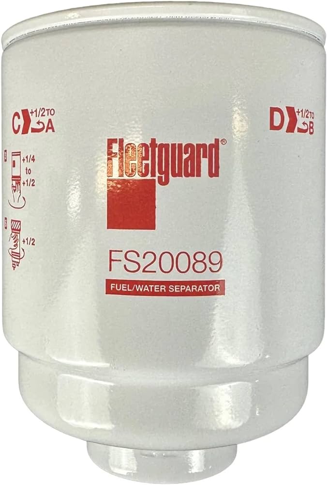 Fleetguard Fuel Filter Part Number FS20089 Replaces Mopar 68197867AA