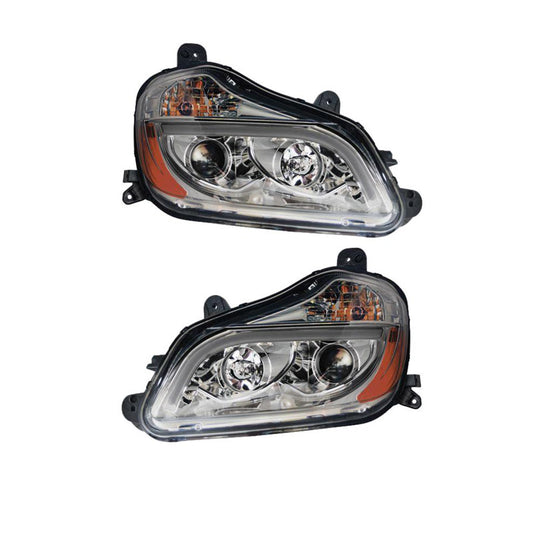 Headlamp Assembly Chrome LH/RH Kenworth 564.59090SC
