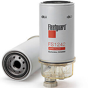 Fleetguard FS1242B fuel water separator with bowl Cummins 3355903